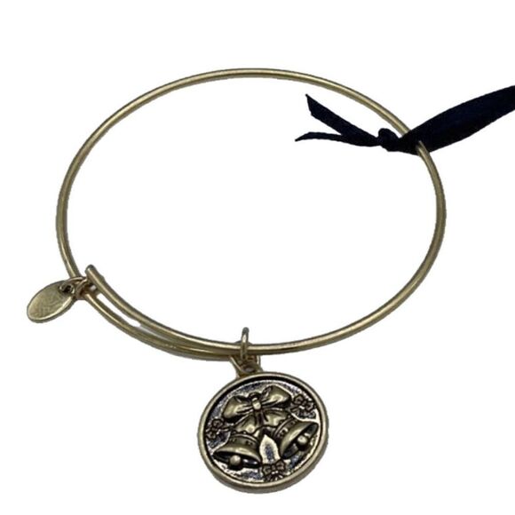 NWT Chrysalis gold plated expandable Christmas bracelet - Picture 1 of 9